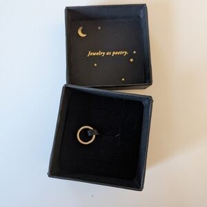 Catbird Gold Charm Holder, Large